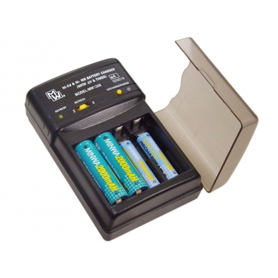 Intercept-Rapid Battery Charger w/ DV control, discharge, memory